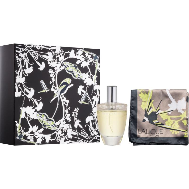 Lalique Fleur De Cristal 2-Piece Gift Set With Scarf - ScentsForever